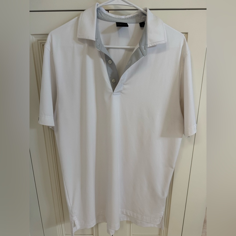 Dunning Men's White Polo Shirt